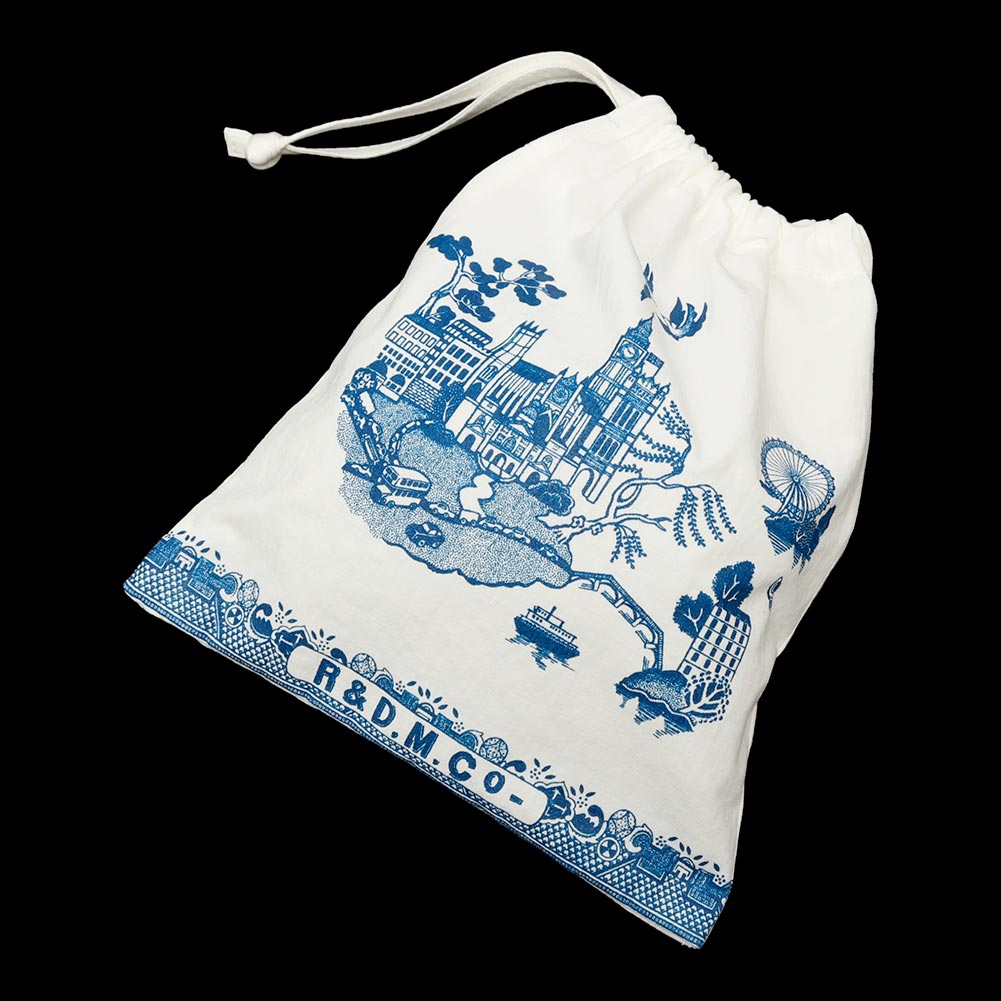 BLUE WILLOW FABRIC CHARM item