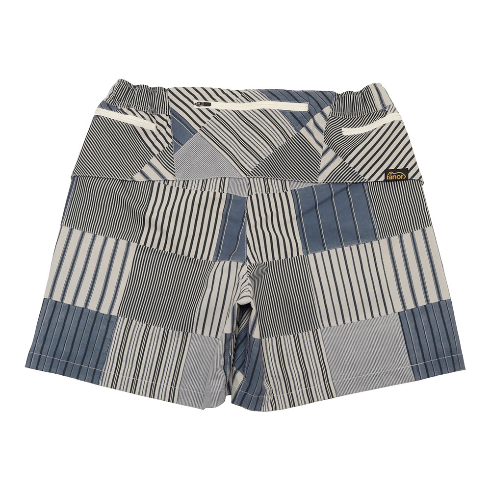 STRIPE PATCH WORK MIDDLE SHORT item