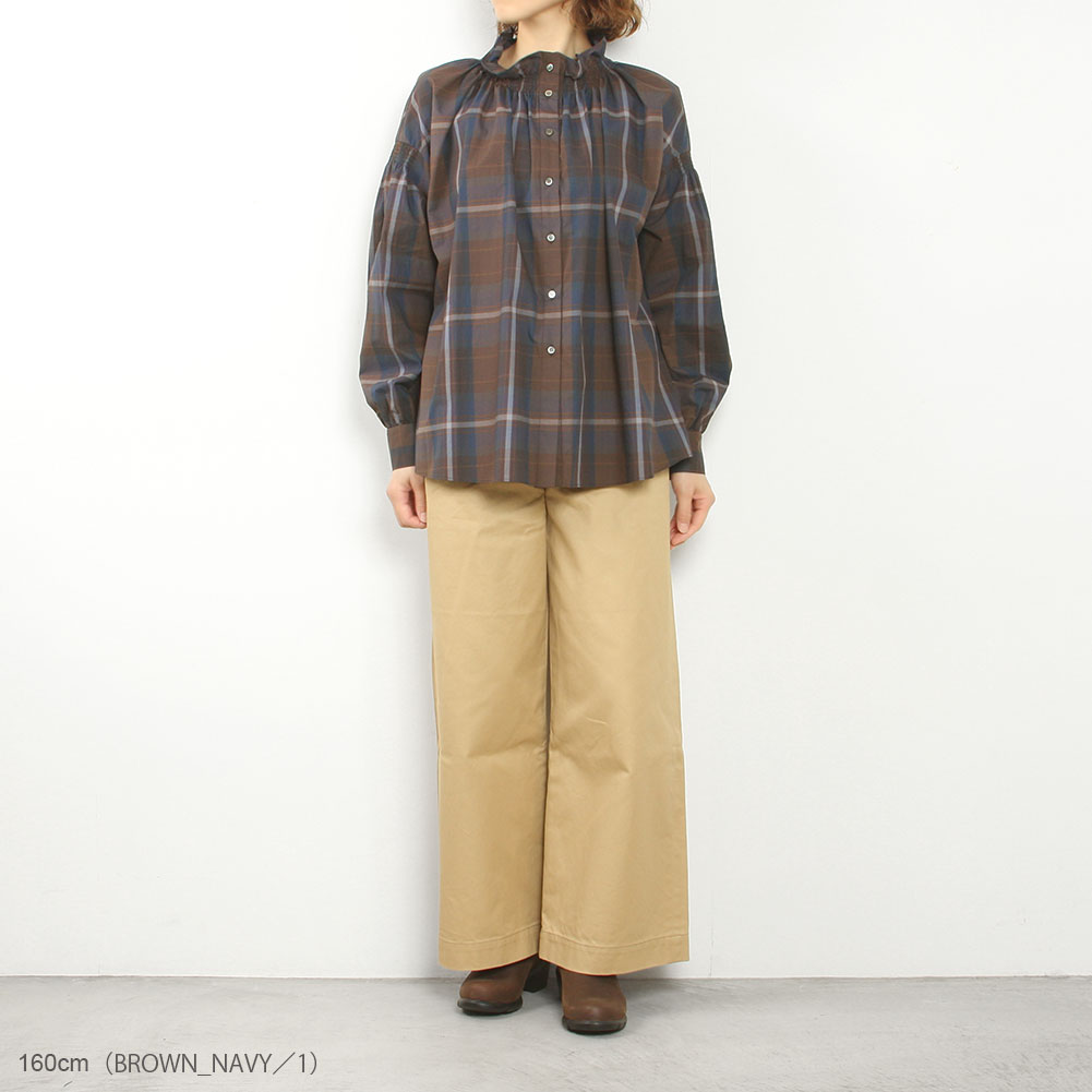TYPEWRITER BIG CHECK BLOUSE item