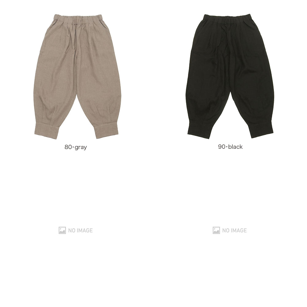 water linen hem tuck pants item