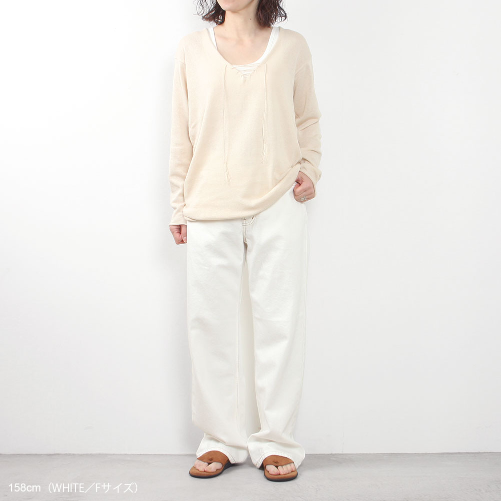 nowos[ノーウォス]WHITE JEANS 5906005835 << MIDLAND SHIP 