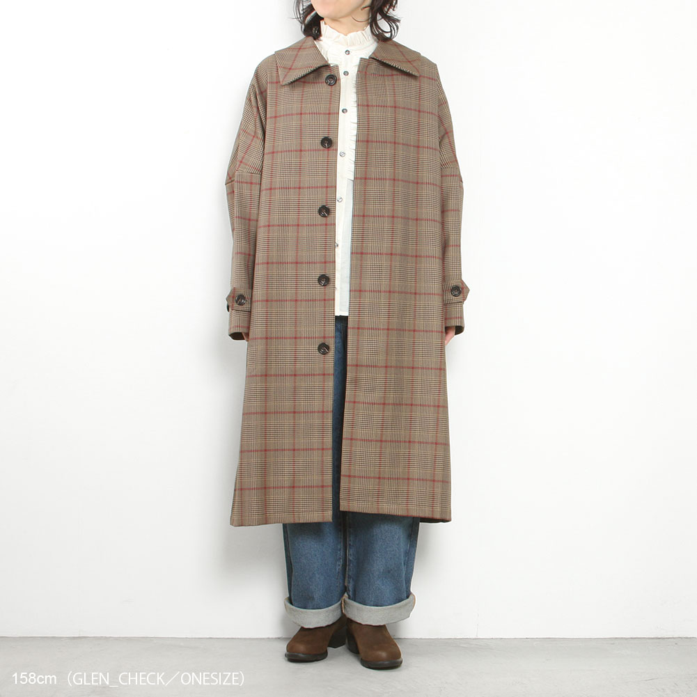 Honnete[オネット]ニューラウンドカラーコート/ New Round Collar Coat HO-23AW CO11 << MIDLAND  SHIP［ミッドランドシップ］Lifestyle select shop