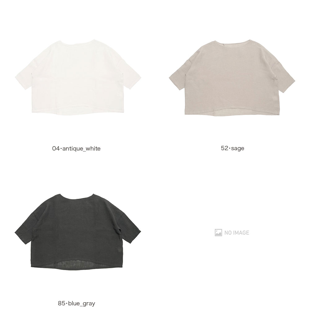 evam eva[エヴァムエヴァ]linen pullover E241T205 << MIDLAND
