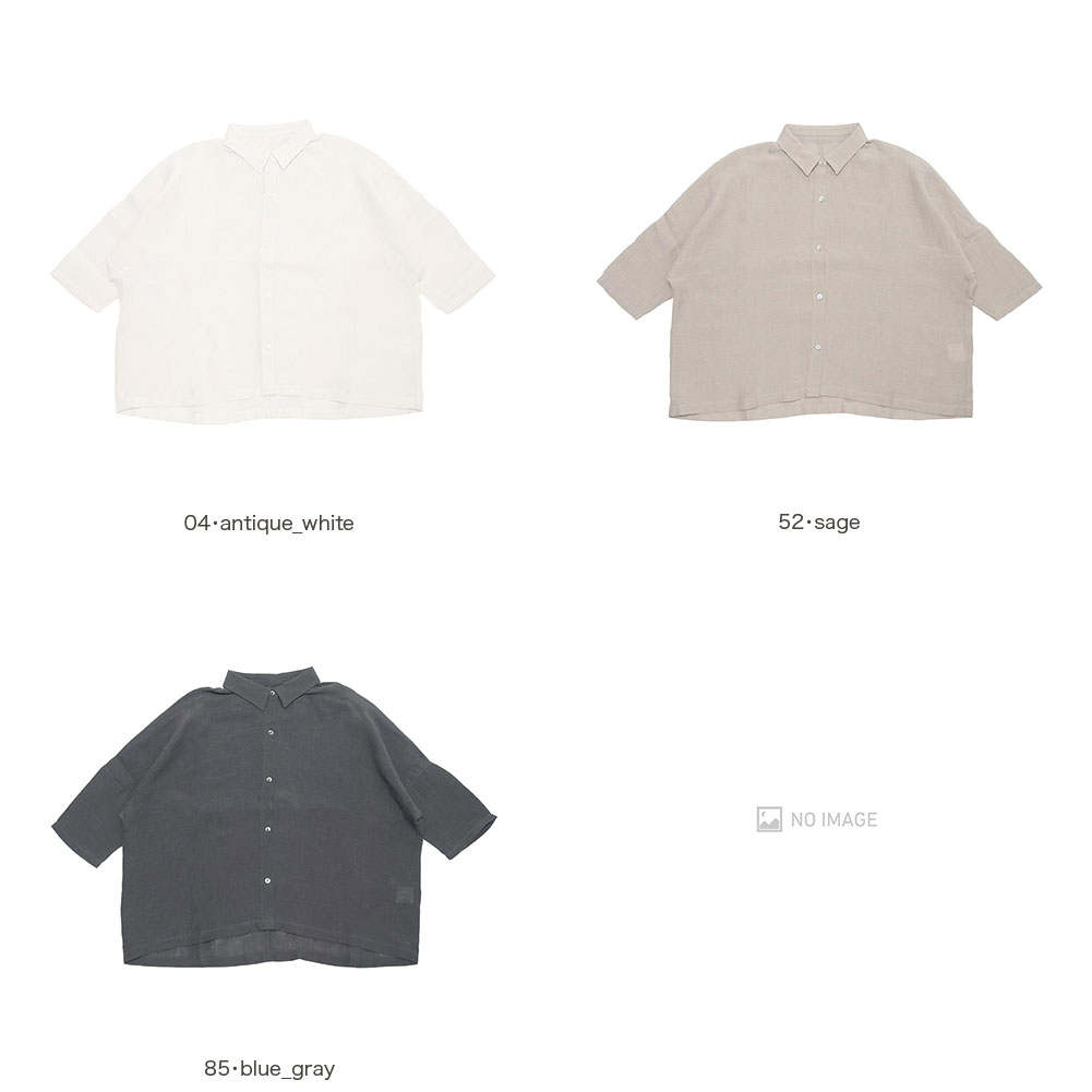 evam eva[エヴァムエヴァ]linen shirt E241T206 << MIDLAND SHIP［ミッドランドシップ］Lifestyle  select shop