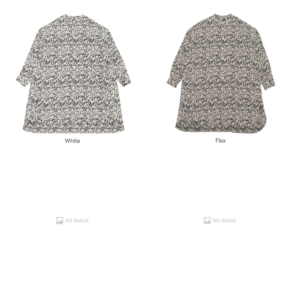 WILD BERRY STAND COLLAR LONG SHIRT item