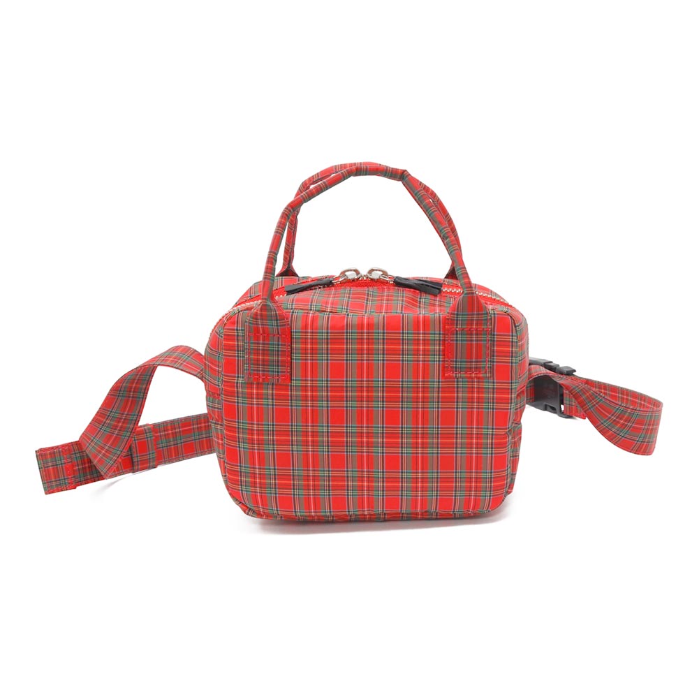 TARTAN CHECK GROCERY MINI SHOULDER BAG item