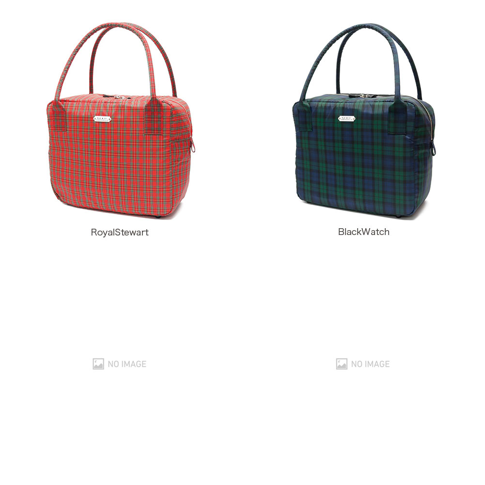 TARTAN CHECK GROCERY BOSTON BAG item