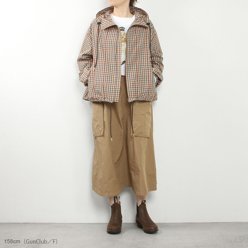 GUM CLUB TAFFETA HOODIE BLOUSON item