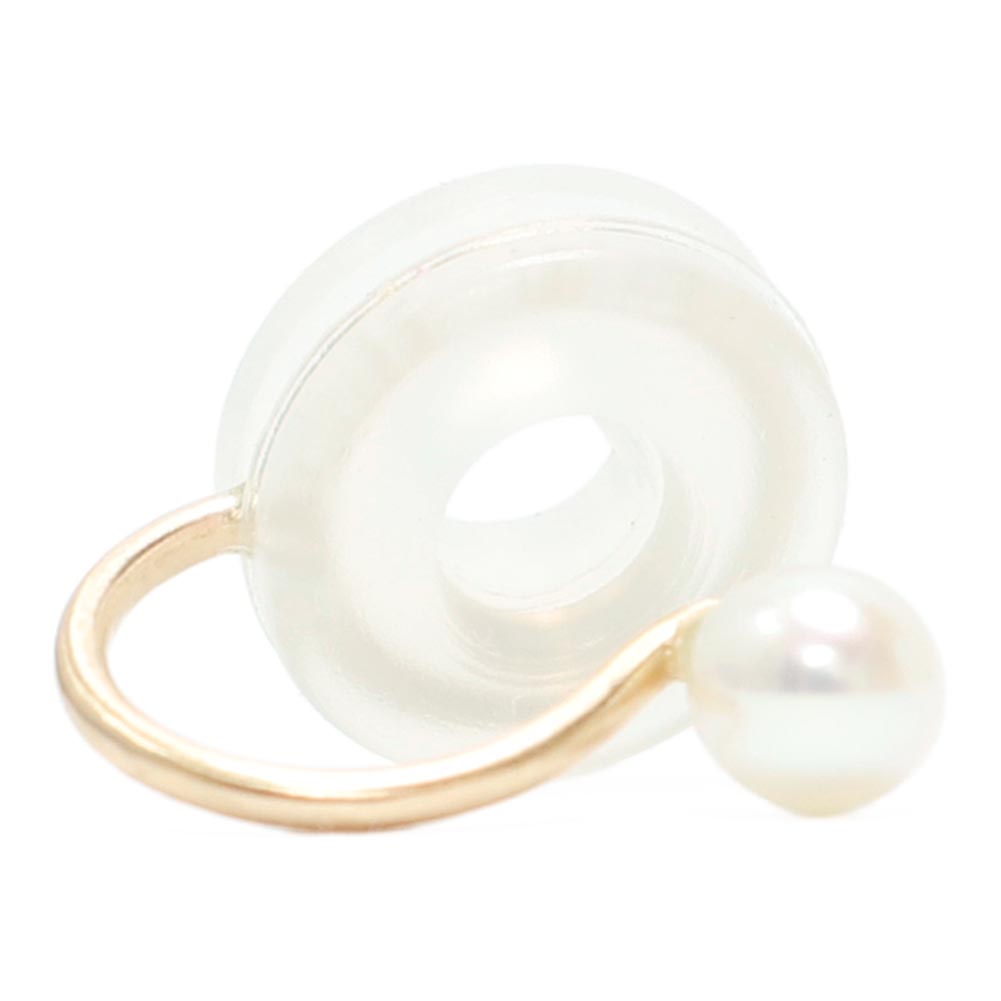 2Round Pearl Earring Cuff S item