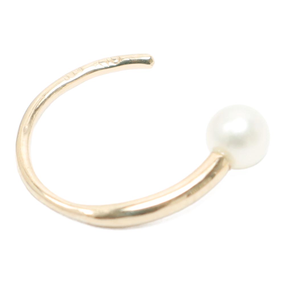 2Round Pearl Hoop item