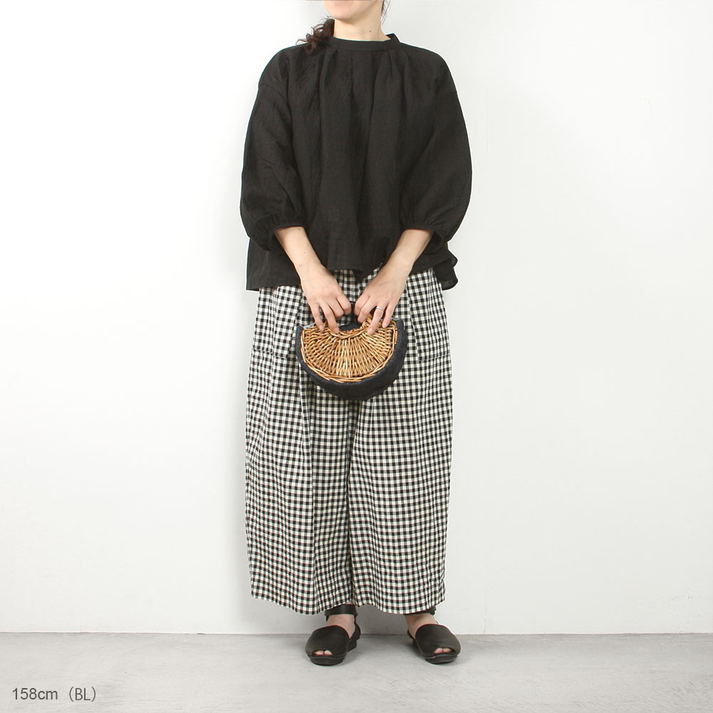ebagos エバゴス　Amu Amu クロッシェ•ドットスカーフ eb・a・gos[エバゴス]デニム・扇トート ミニ 14616 << MIDLAND