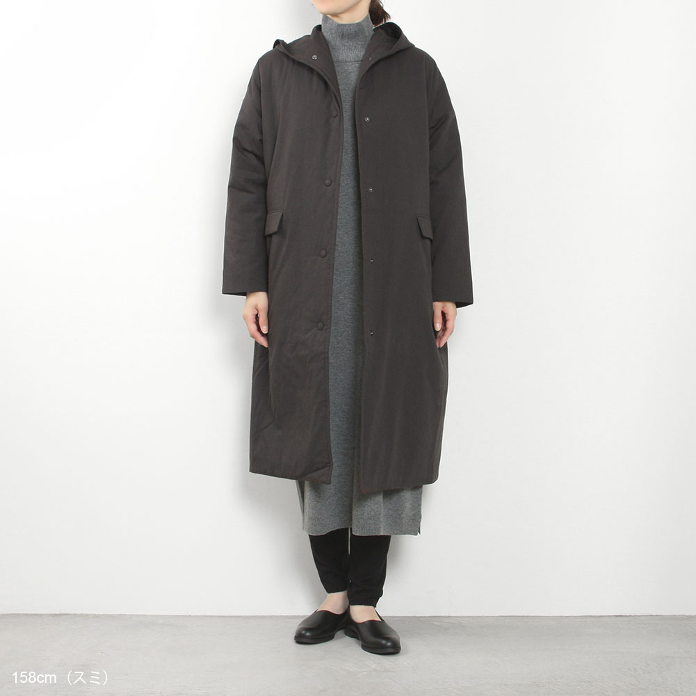 evam eva[エヴァムエヴァ]padding hooded long coat E213T166 << MIDLAND  SHIP［ミッドランドシップ］Lifestyle select shop