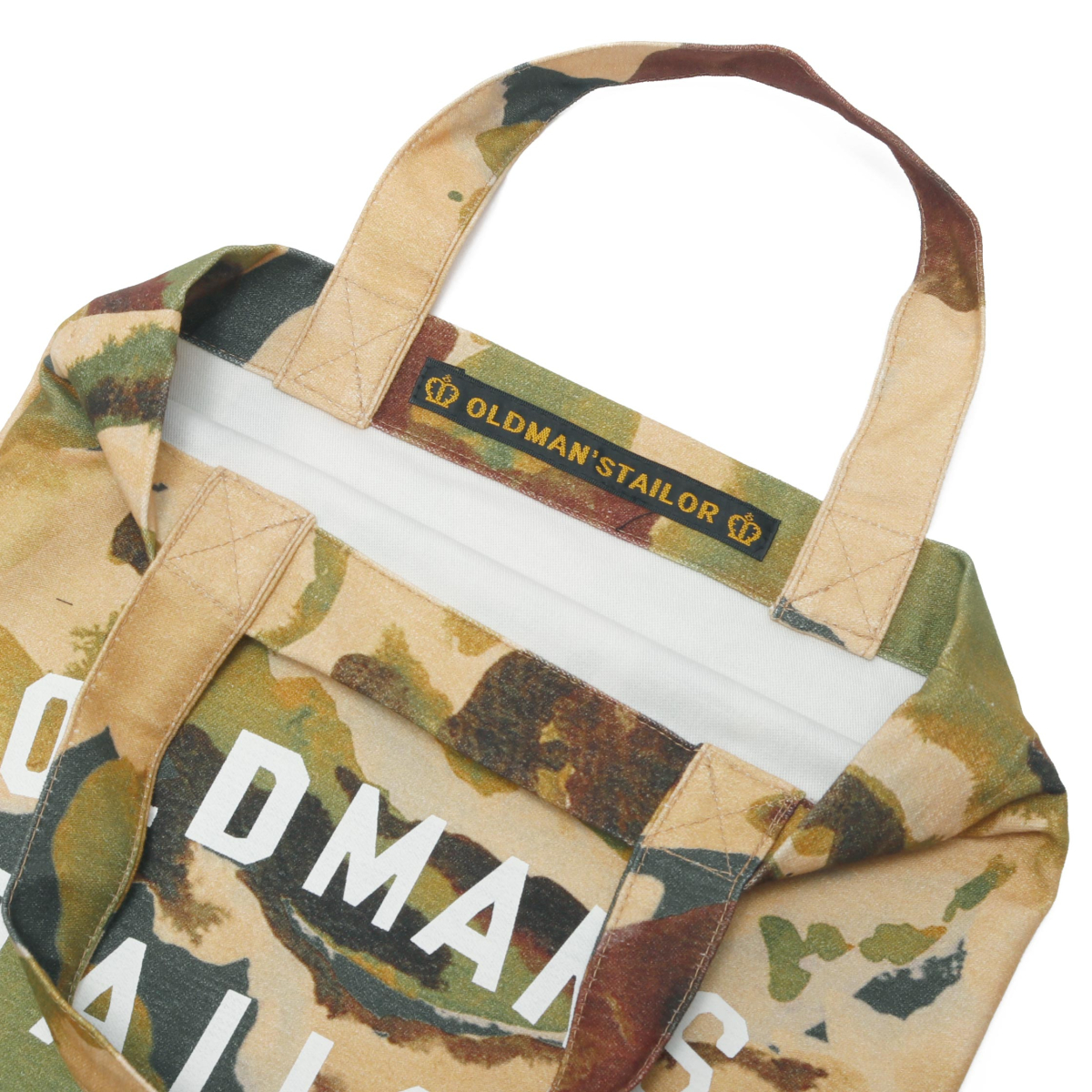 OLDMANS TAILOR[オールドマンズ テーラー]OMT MINI PRINT TOTE BAG NO 