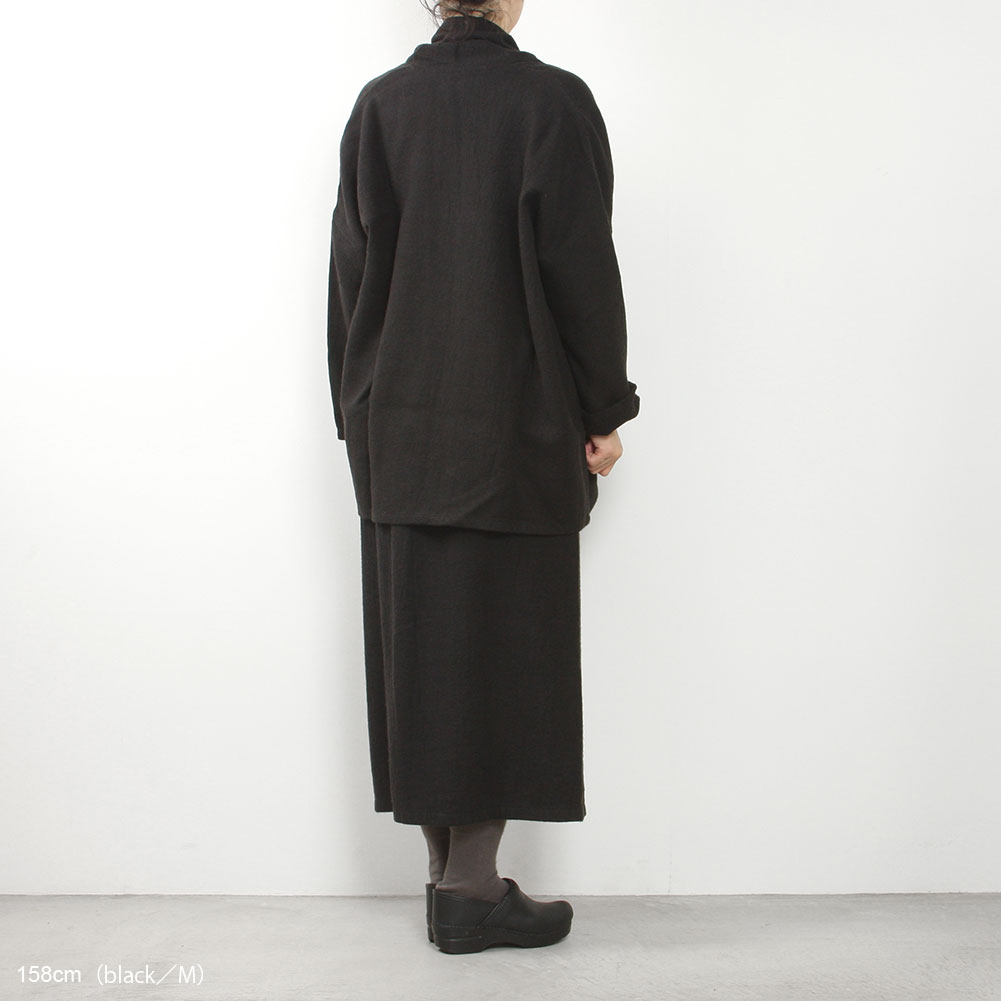 evameva (vie)リネンウールショートローブ evameva (vie)リネンウールショートローブ