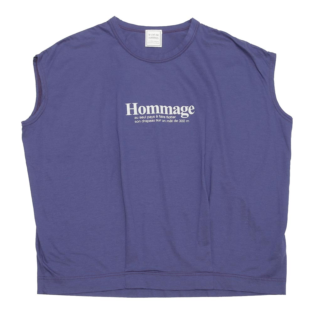 LE CIEL DE HARRISS[ル シェルドハリス]ノースリーブＴシャツ BK241-59258 << MIDLAND  SHIP［ミッドランドシップ］Lifestyle select shop