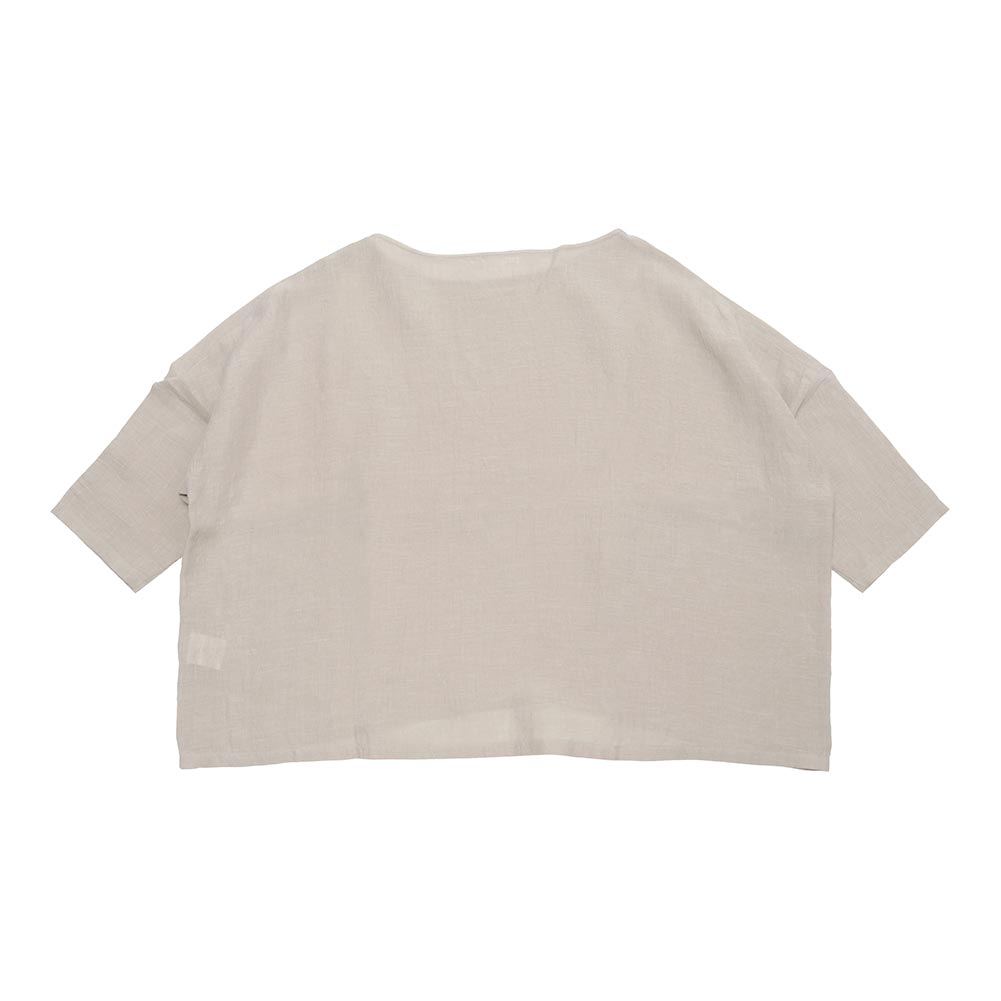 evam eva[エヴァムエヴァ]linen pullover E241T205 << MIDLAND