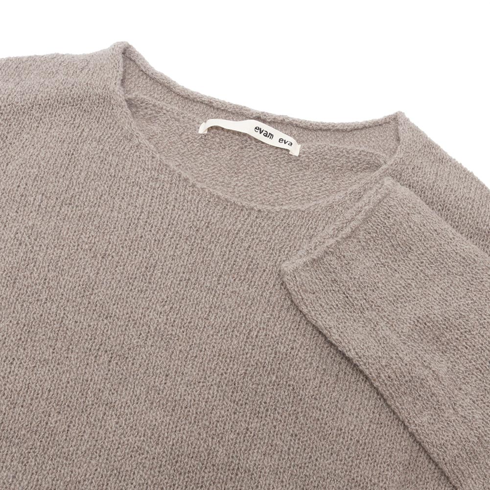 evam eva[エヴァムエヴァ]renew wool pullover E233K101 << MIDLAND