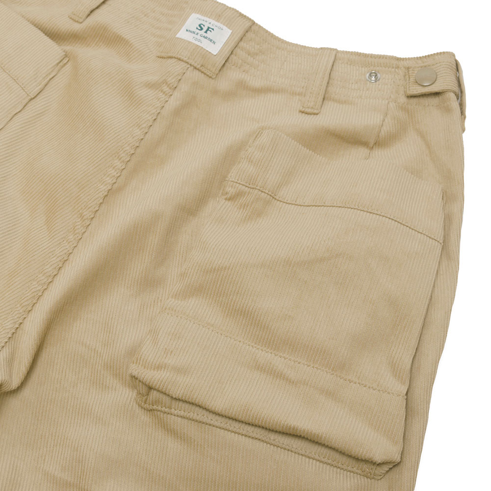 SASSAFRAS[ササフラス]Overgrown Fatigue Pants 1/2 12W Organic
