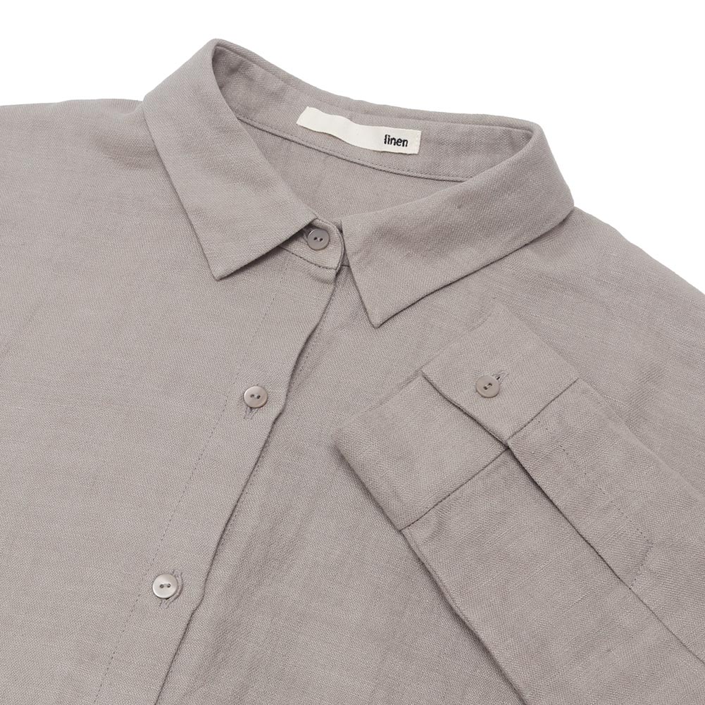 evam eva[エヴァムエヴァ]linen shirts E233T064 << MIDLAND SHIP