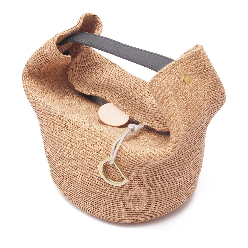 mature ha. [マチュアーハ]paper abaca braid bag small handle